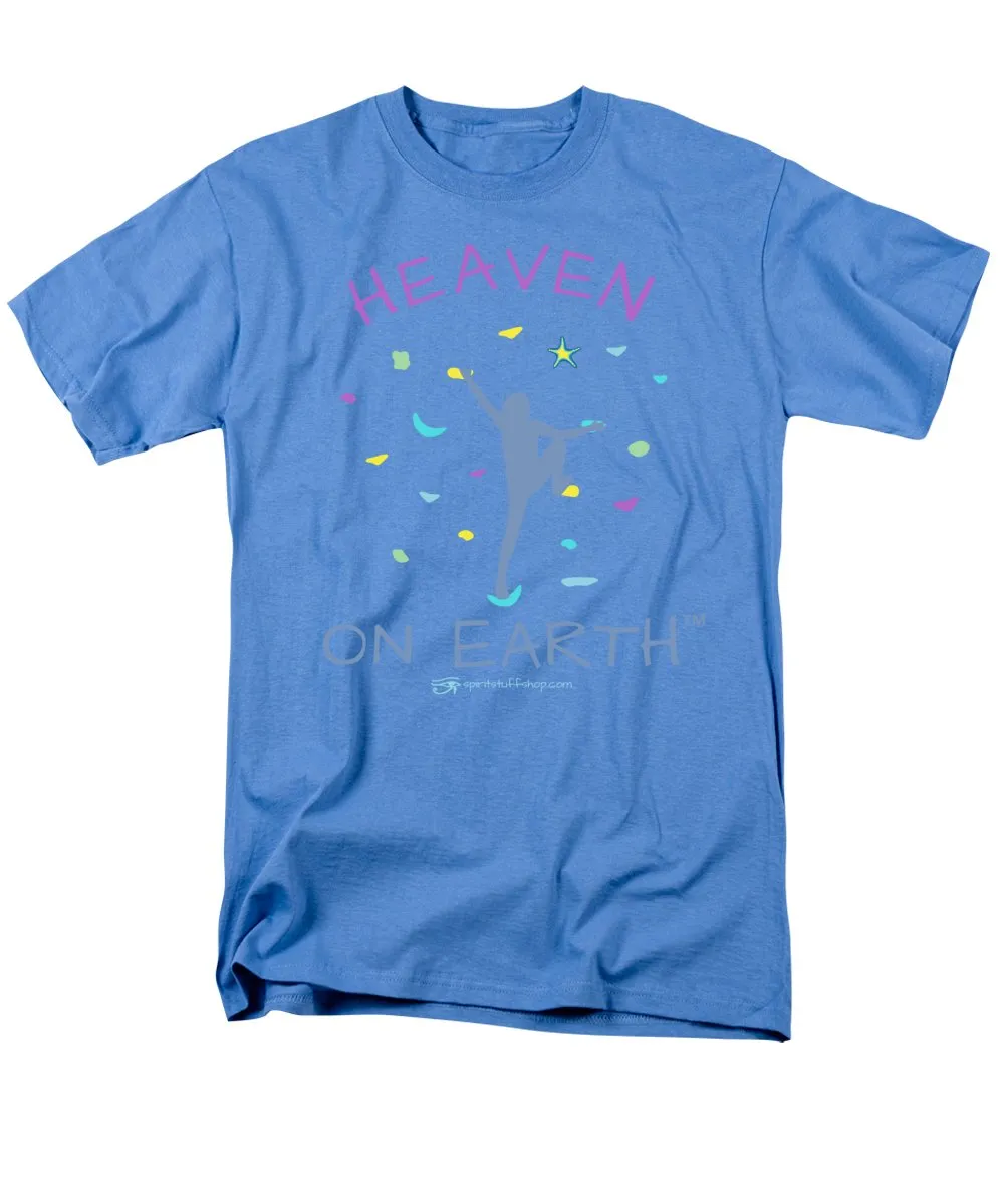 Rock Climbing Heaven On Earth - Men's T-Shirt  (Regular Fit)