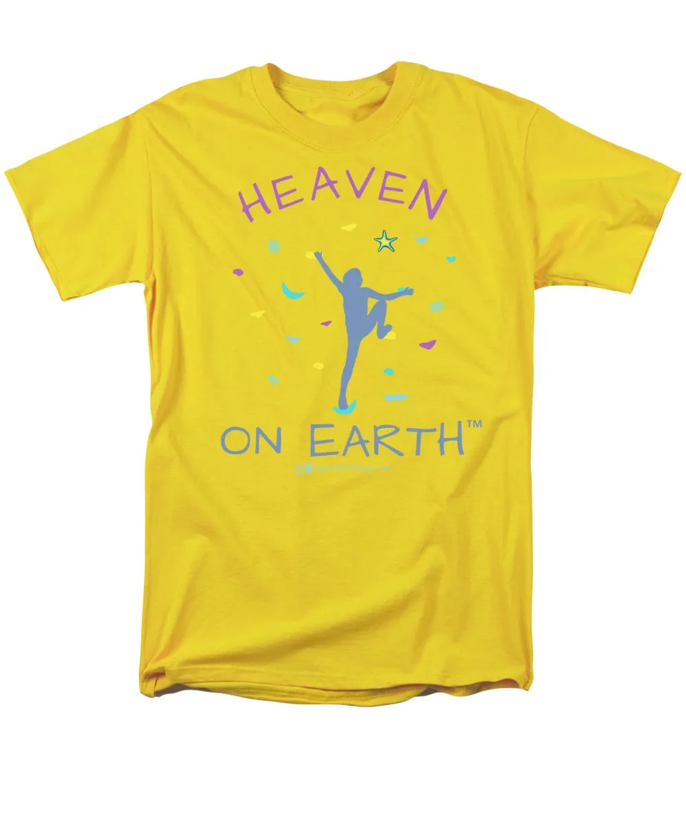Rock Climbing Heaven On Earth - Men's T-Shirt  (Regular Fit)