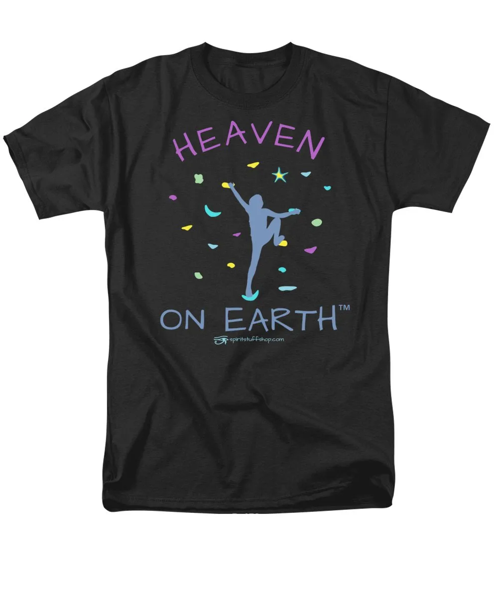 Rock Climbing Heaven On Earth - Men's T-Shirt  (Regular Fit)