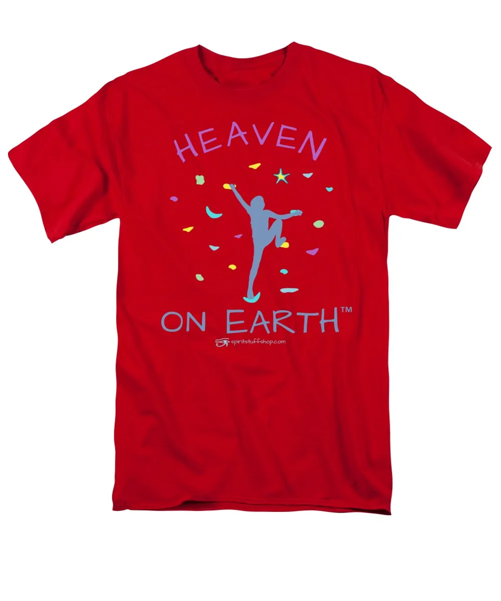 Rock Climbing Heaven On Earth - Men's T-Shirt  (Regular Fit)