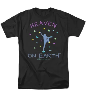 Rock Climbing Heaven On Earth - Men's T-Shirt  (Regular Fit)