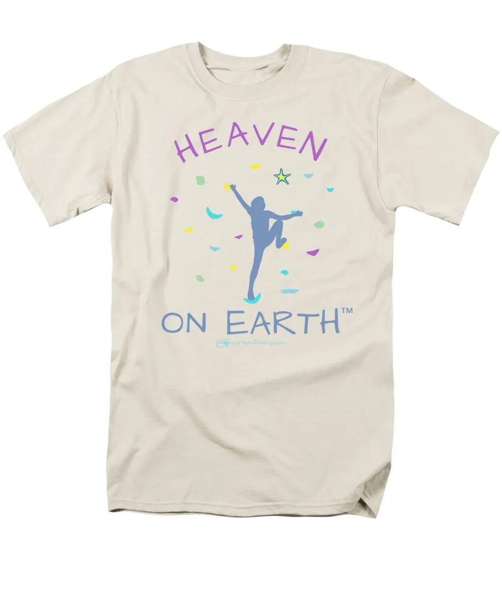 Rock Climbing Heaven On Earth - Men's T-Shirt  (Regular Fit)