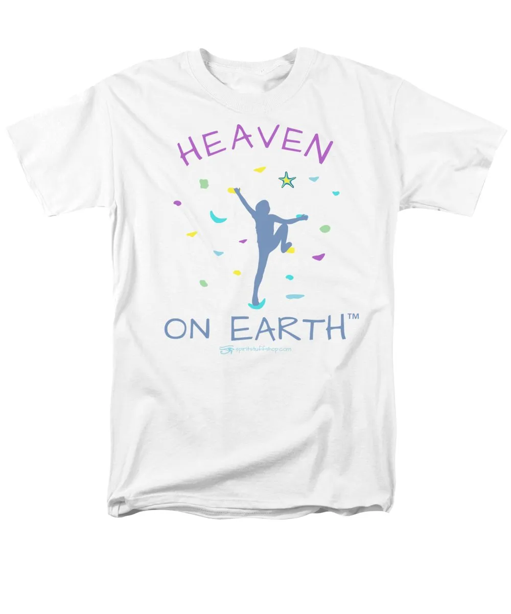 Rock Climbing Heaven On Earth - Men's T-Shirt  (Regular Fit)