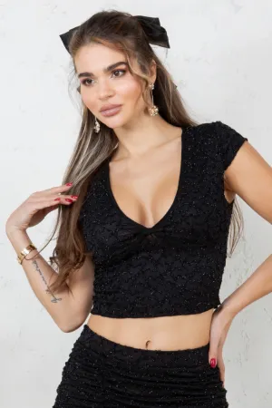Ronni Heart Mesh Top