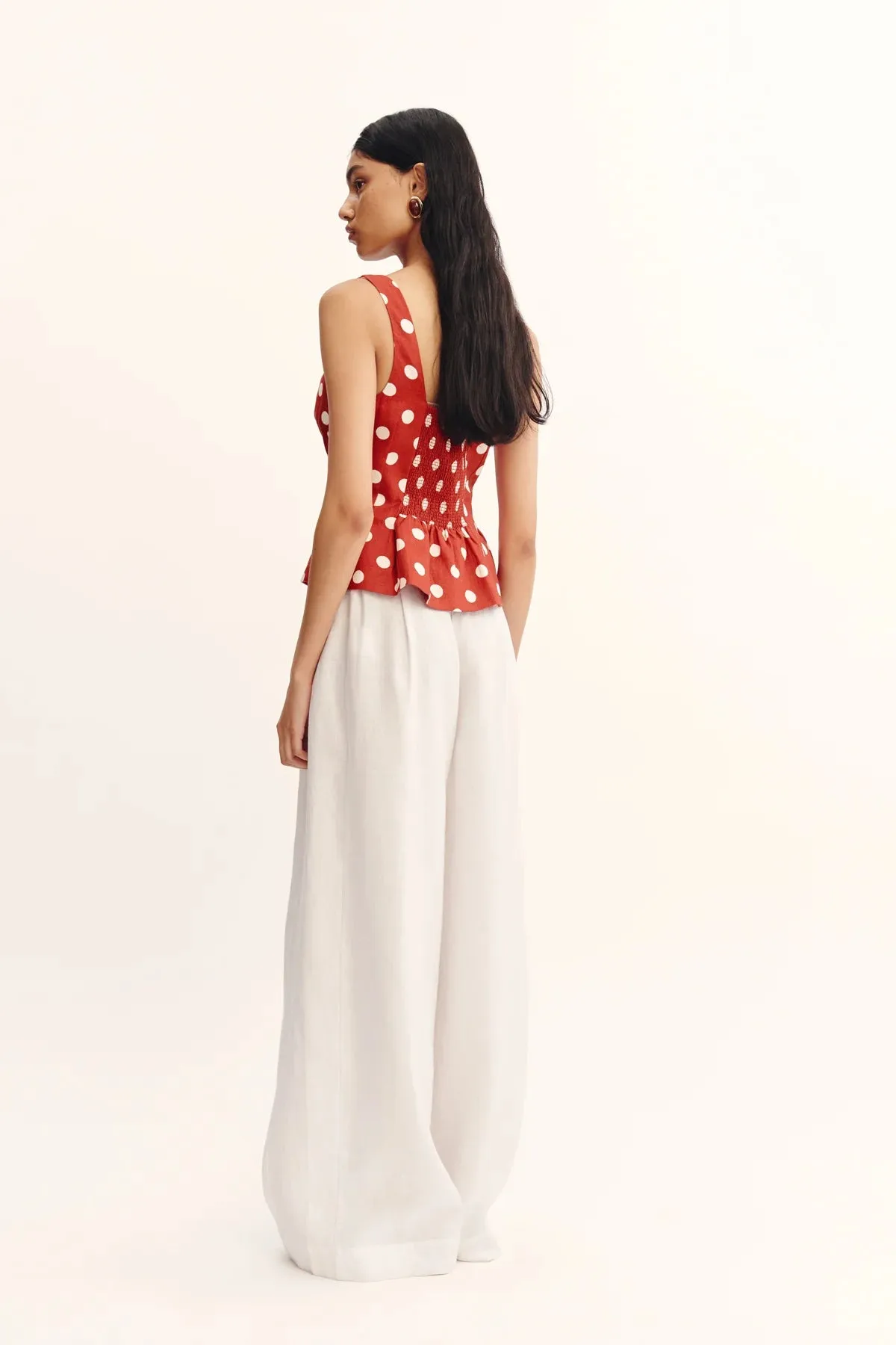 Rosalie top - polka dot