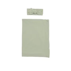 Sage Swaddle Headband Set
