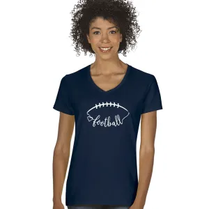 SALE "I Love Football" Women's V-Neck