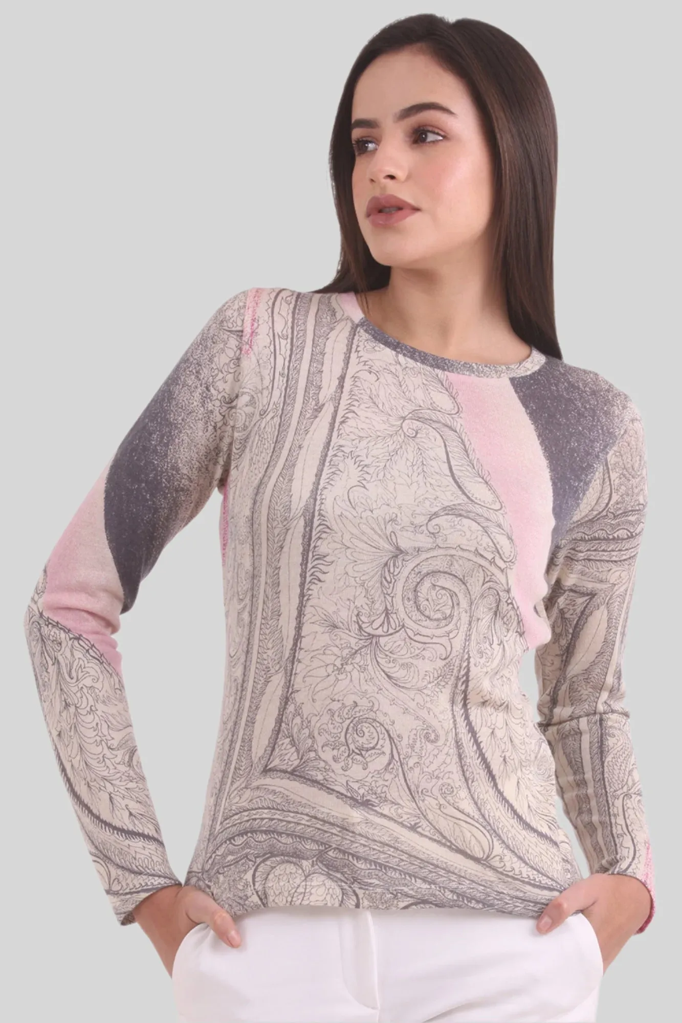 Scoop neck Top - Pastel Shades