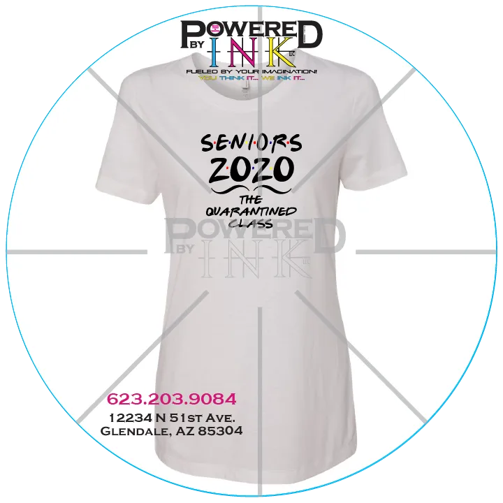 Seniors 2020 - The Quarantined Class T-shirts - FRIENDS style