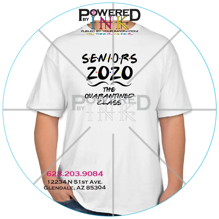 Seniors 2020 - The Quarantined Class T-shirts - FRIENDS style