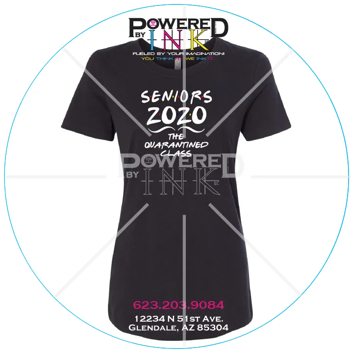 Seniors 2020 - The Quarantined Class T-shirts - FRIENDS style