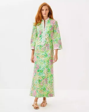 Shealyn 3/4 Sleeve Stretch Maxi Caftan (Feeling Good)