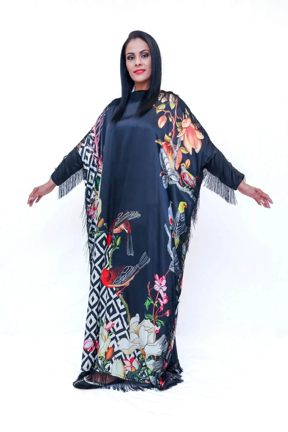 Silk Printed Gown