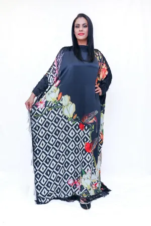 Silk Printed Gown