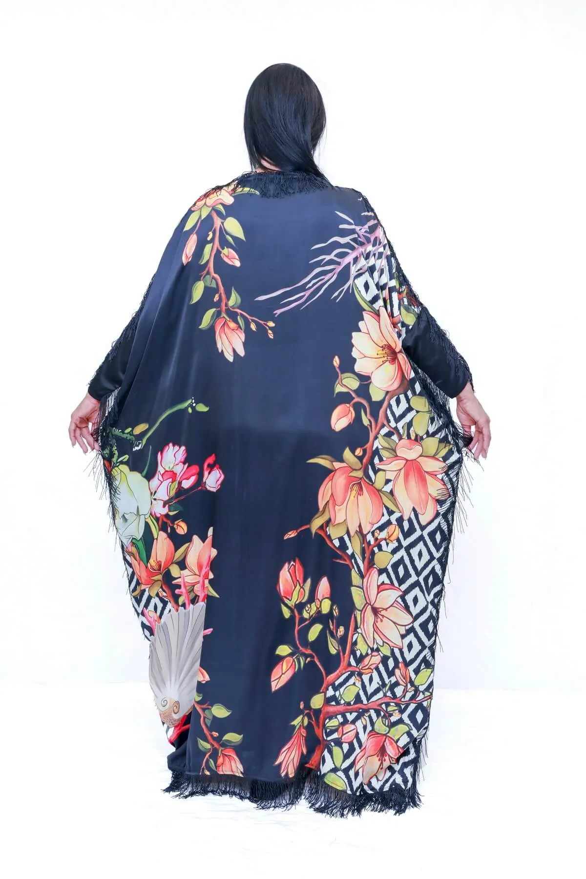 Silk Printed Gown