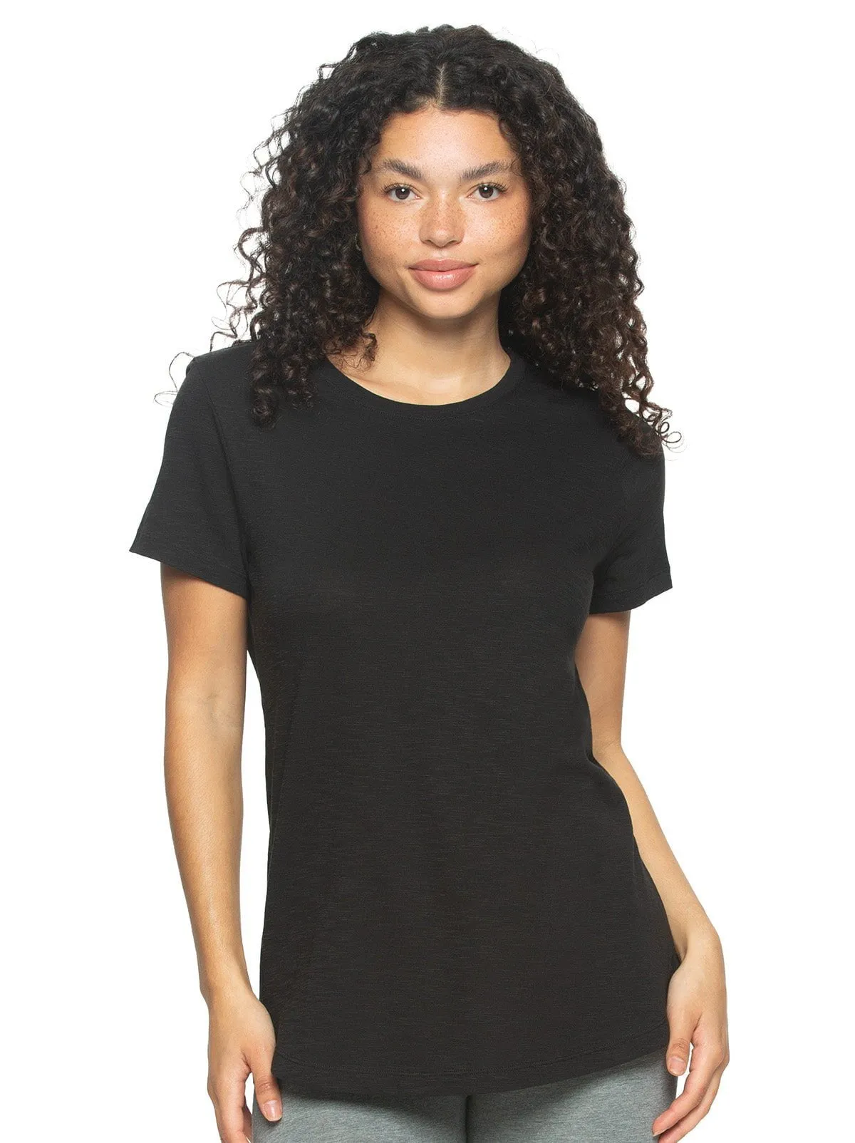 Slub Jersey Crew Neck T-Shirt