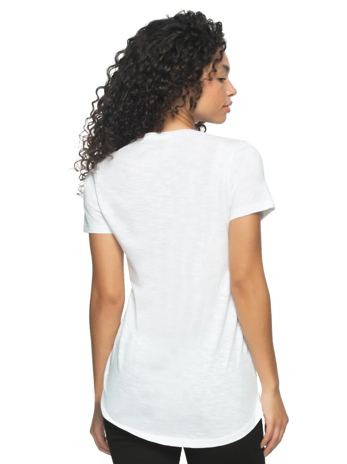 Slub Jersey Crew Neck T-Shirt