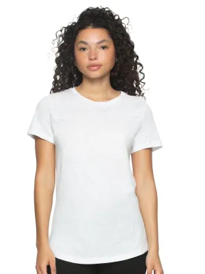 Slub Jersey Crew Neck T-Shirt