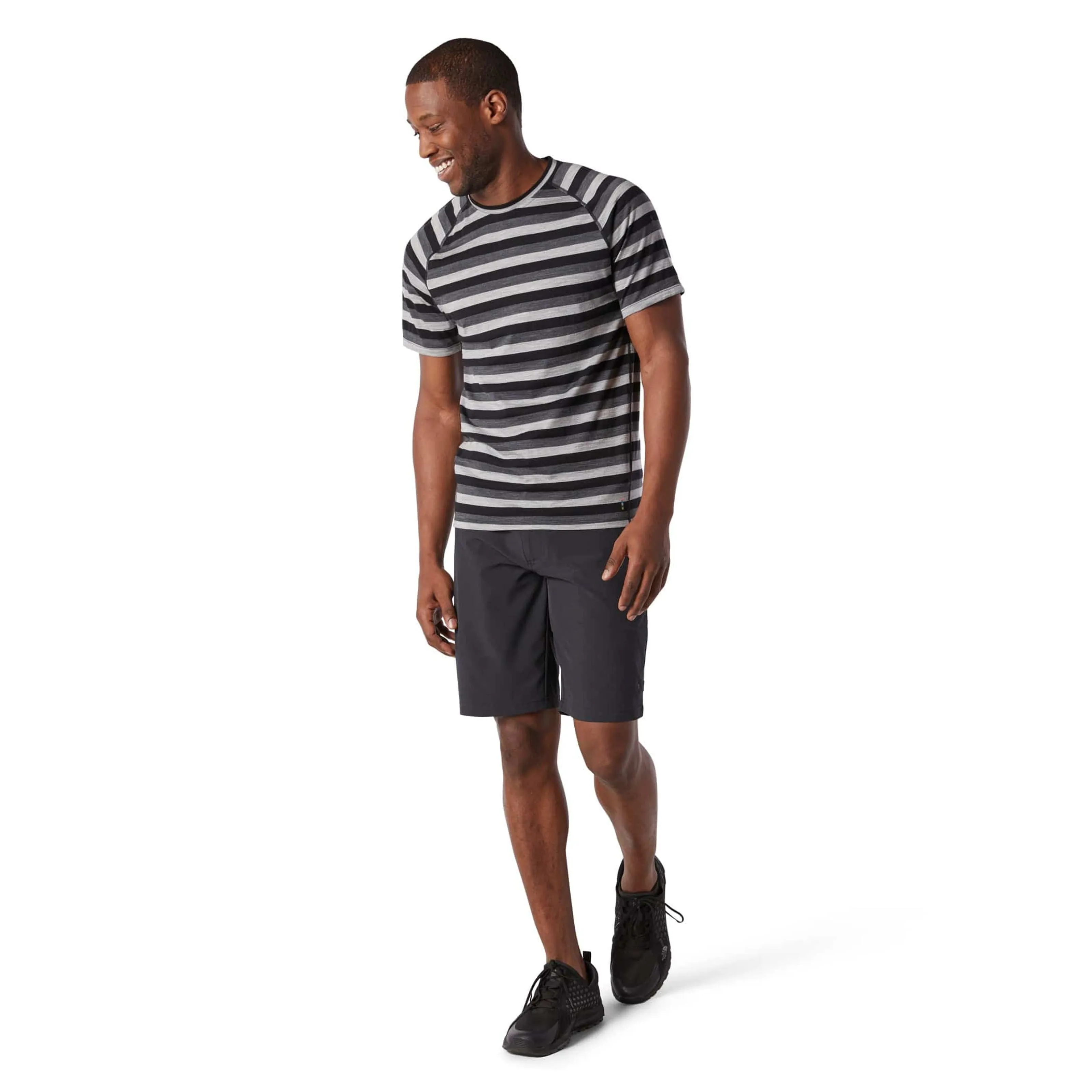 Smartwool Mens Merino 150 Base Layer Striped Short-Sleeve