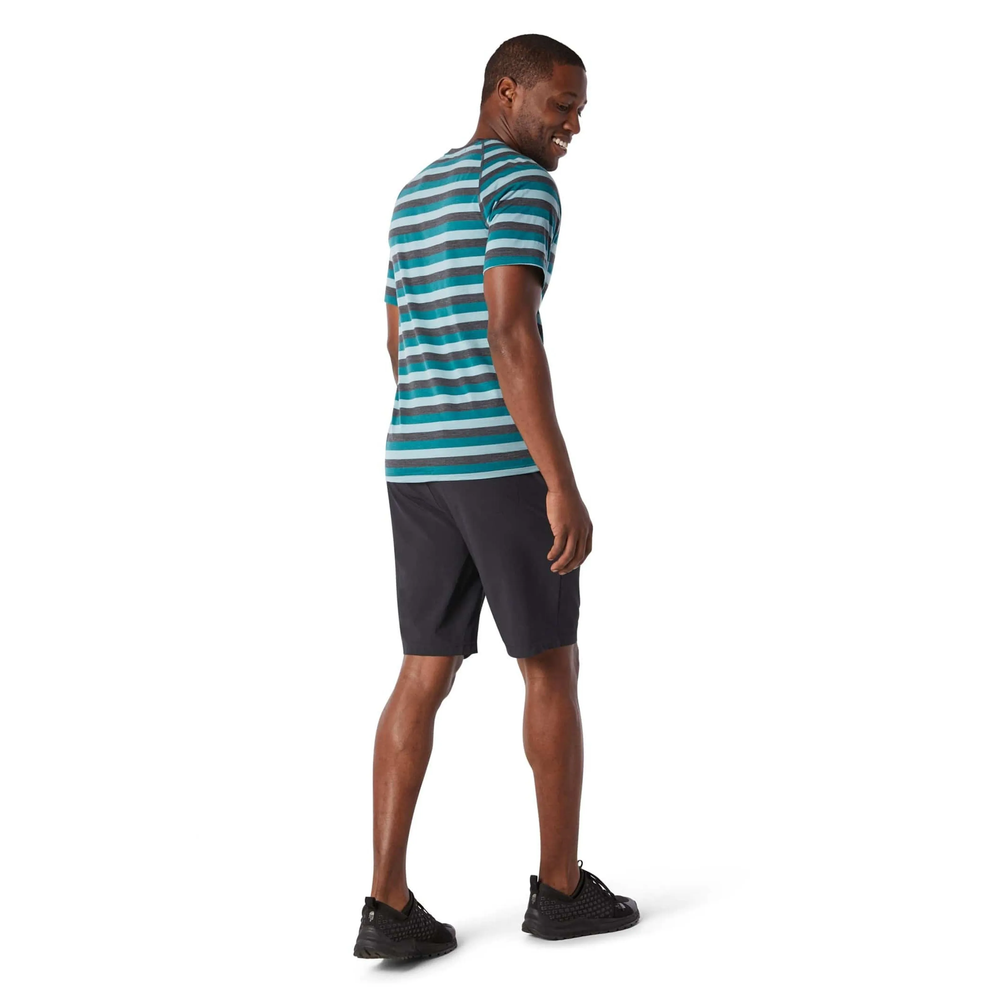 Smartwool Mens Merino 150 Base Layer Striped Short-Sleeve