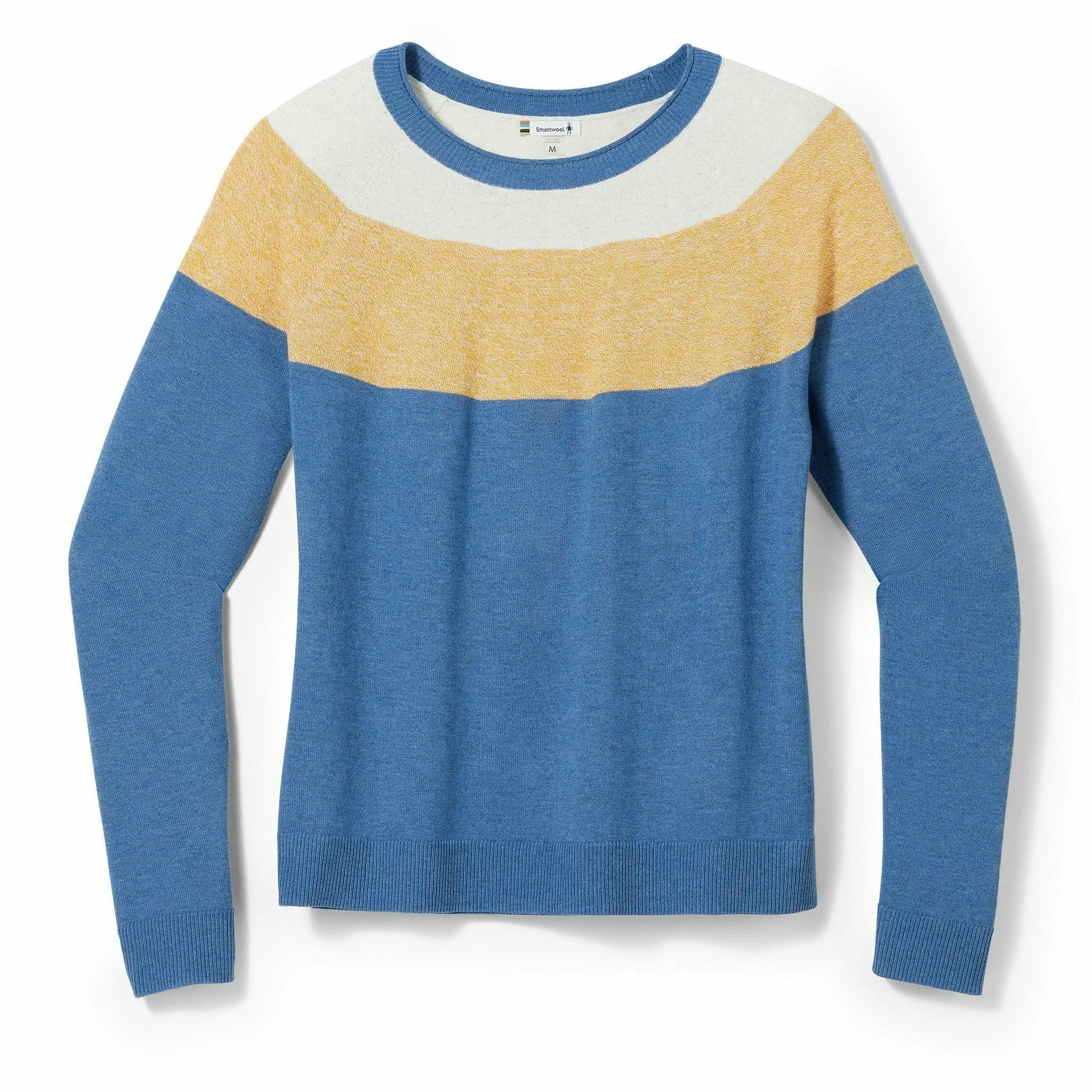 Smartwool Womens Edgewood Colorblock Crew Sweater