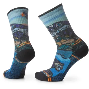 Smartwool Womens Hike Light Cushion Icy Range Print Crew Socks