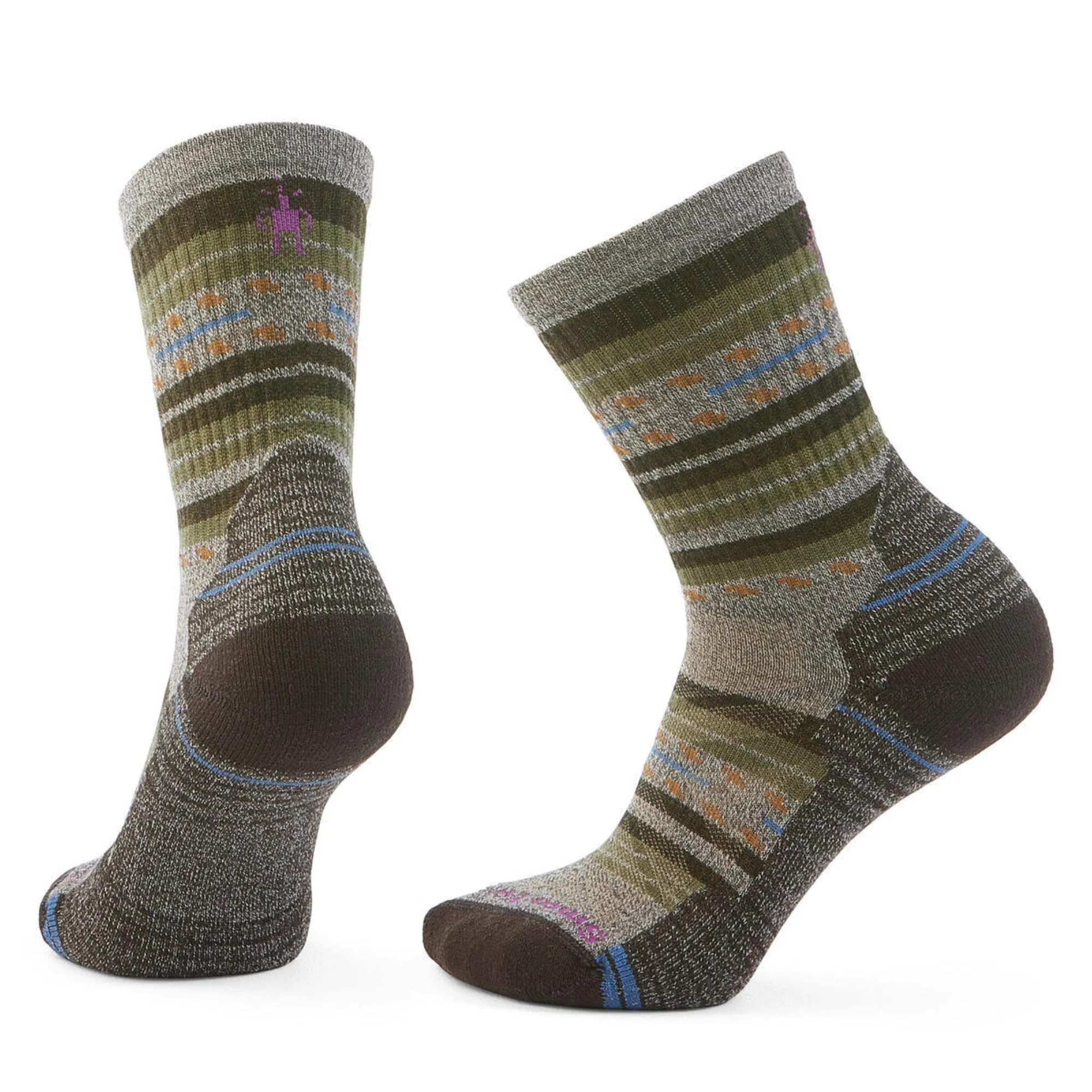 Smartwool Womens Hike Light Cushion Margarita Crew Socks