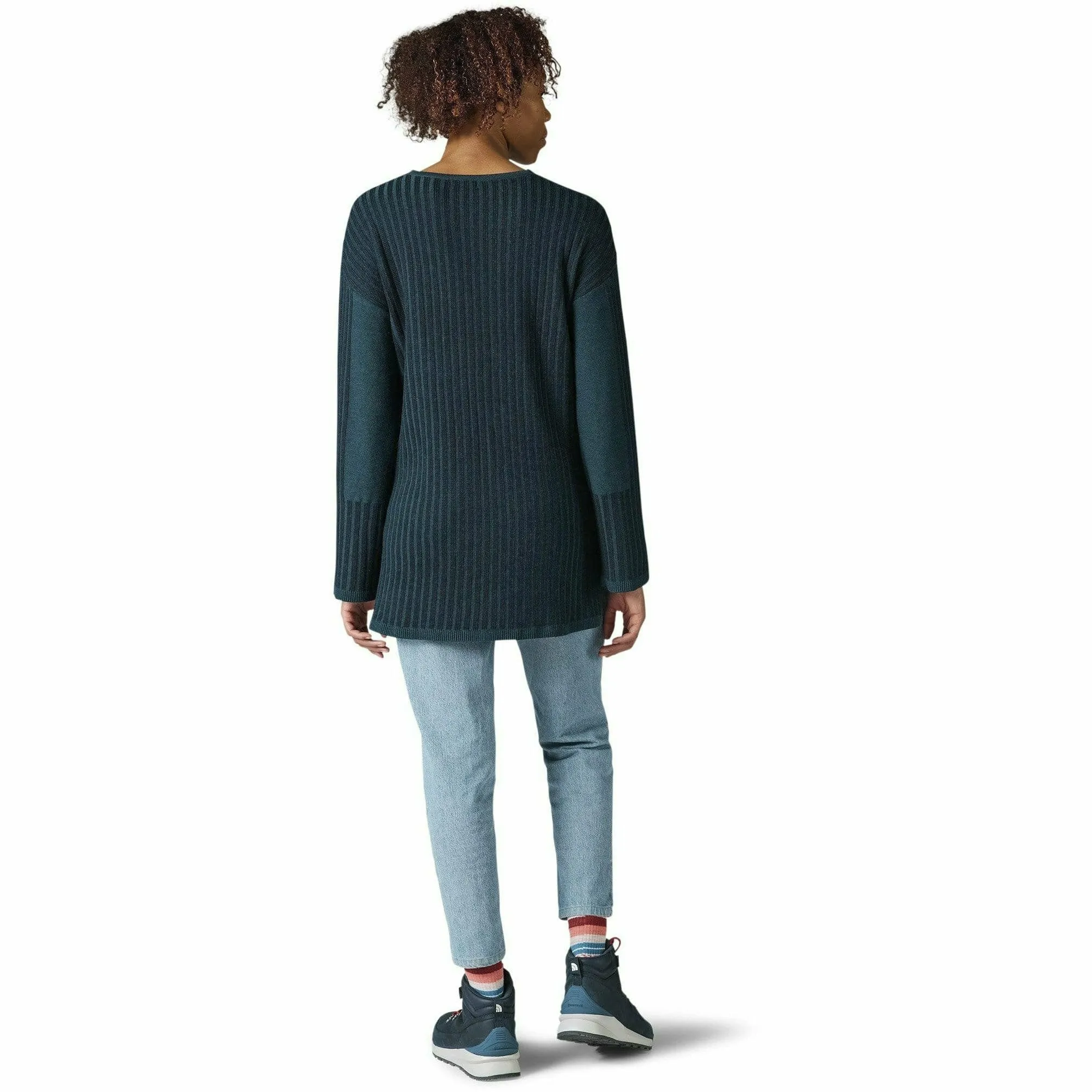 Smartwool Womens Shadow Pine V-Neck Rib Sweater