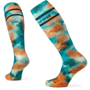 Smartwool Womens Ski Full Cushion Tie Dye Print OTC Socks