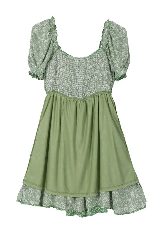 Smocked Tunic Dress