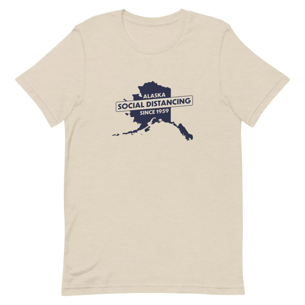 Social Distancing Since 1959 Alaska T-Shirt