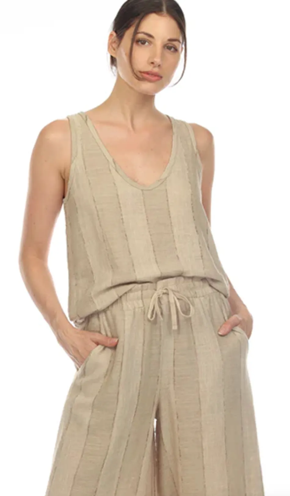Sofie Linen Tank