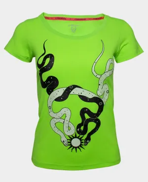 STARGAZER T-SHIRTS GIRLS GREEN