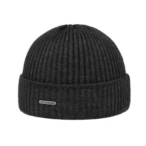 Stetson - Parkman Merino Wool - Beanie - Anthracite Grey