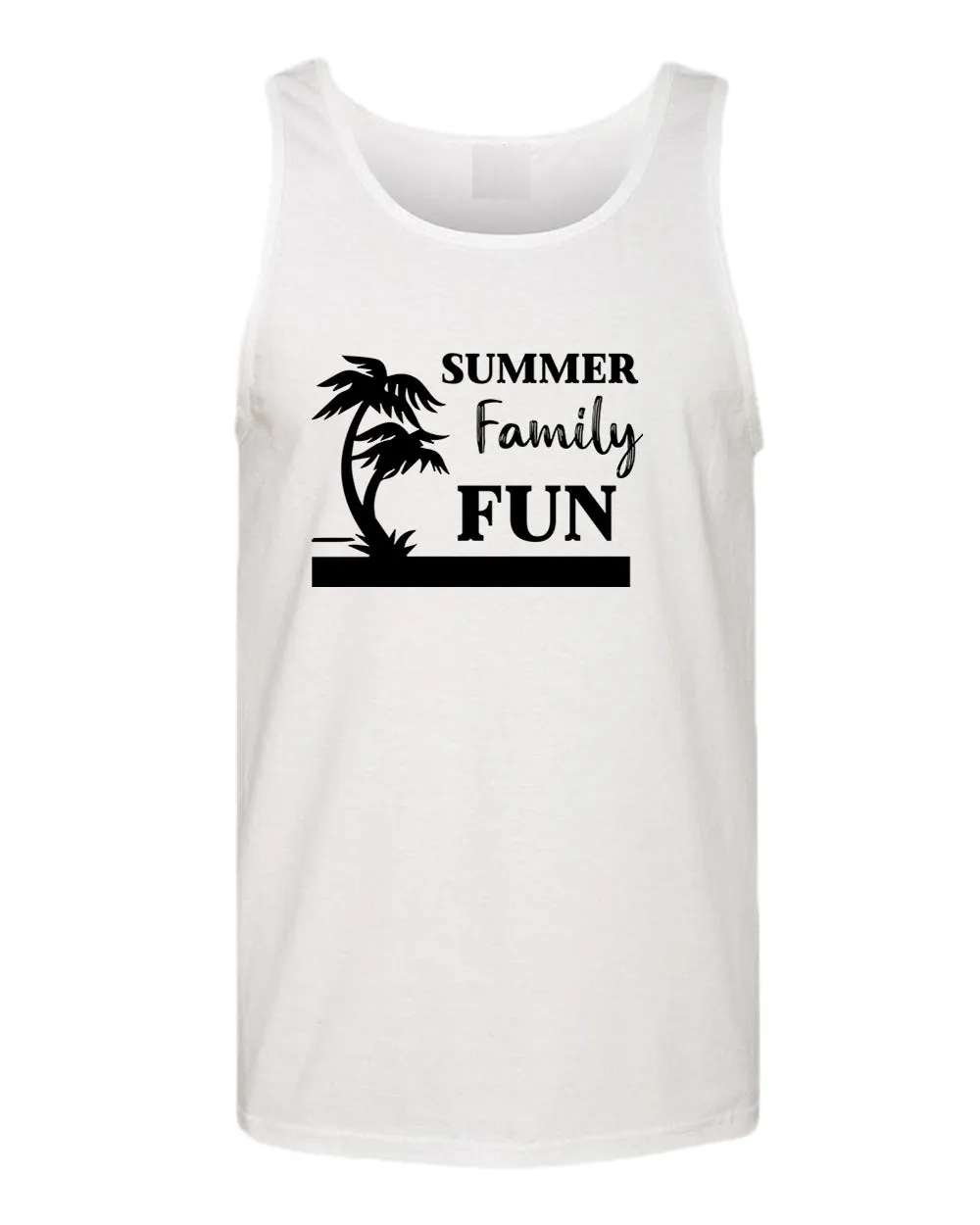 Summer family fun tank top, summer tank top, beach party tank top