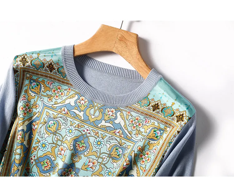 Summer Ice Silk Short Sleeve T-shirt