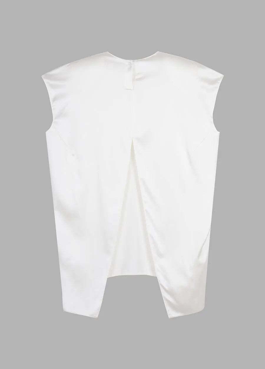 T-Shirt/JNBY Silk  Loose Fitting Cap-sleeved  T-Shirt