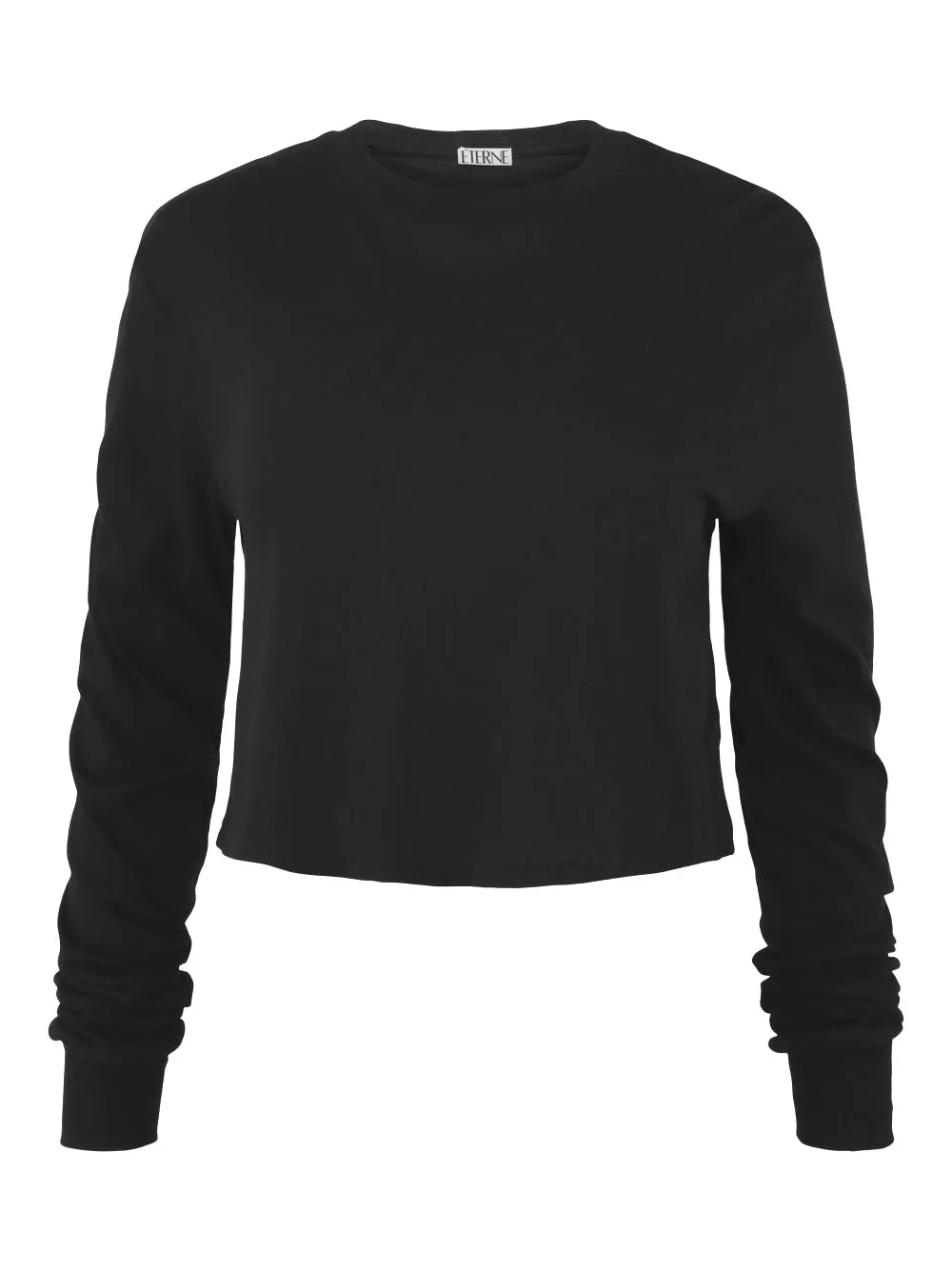 Éterne Long-Sleeve Cropped T-Shirt (More Colors)