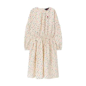 The Animals Observatory Polka Dot Linen Dress
