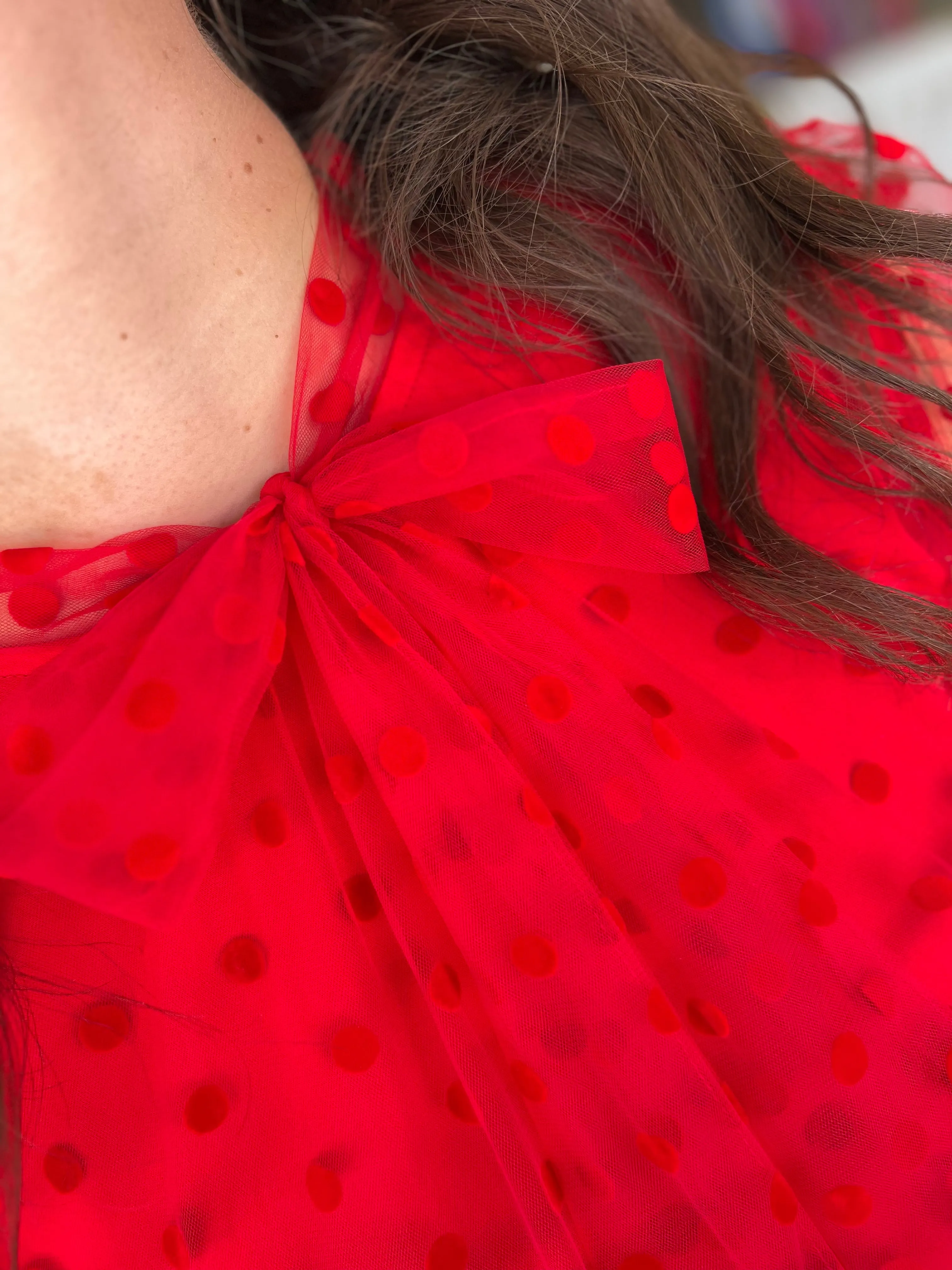 The Carson Polka Dot Top