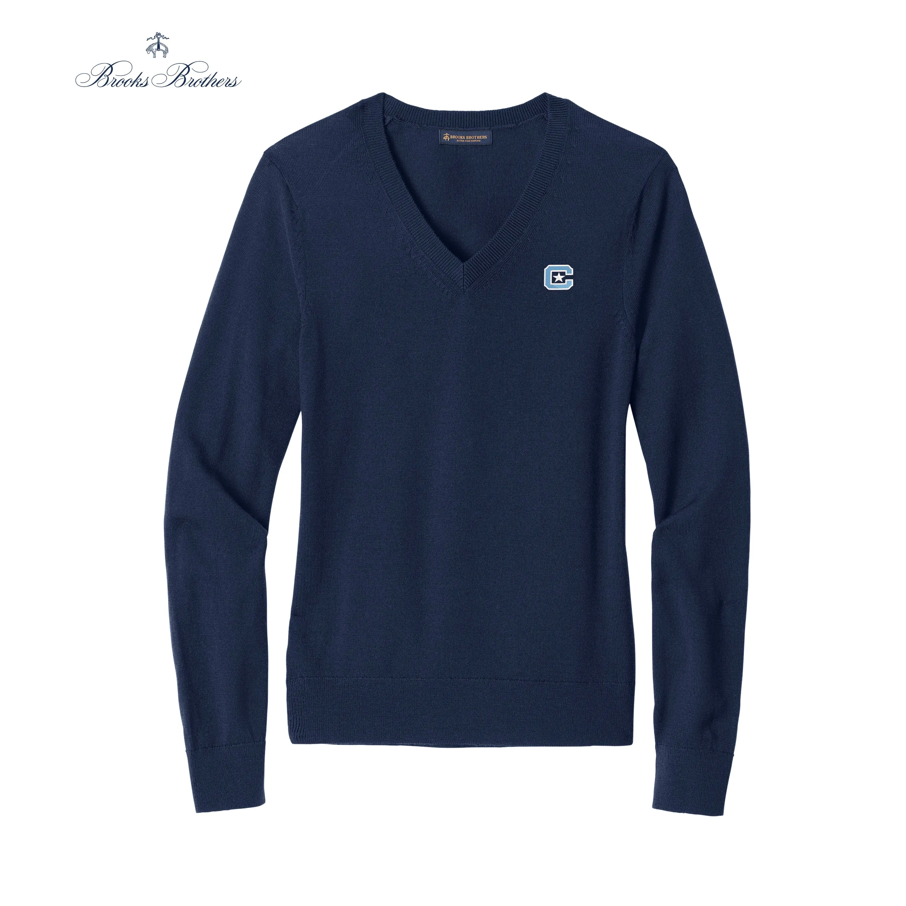 The Citadel, C Star, Brooks Brothers ® Women’s Washable Merino V-Neck Sweater