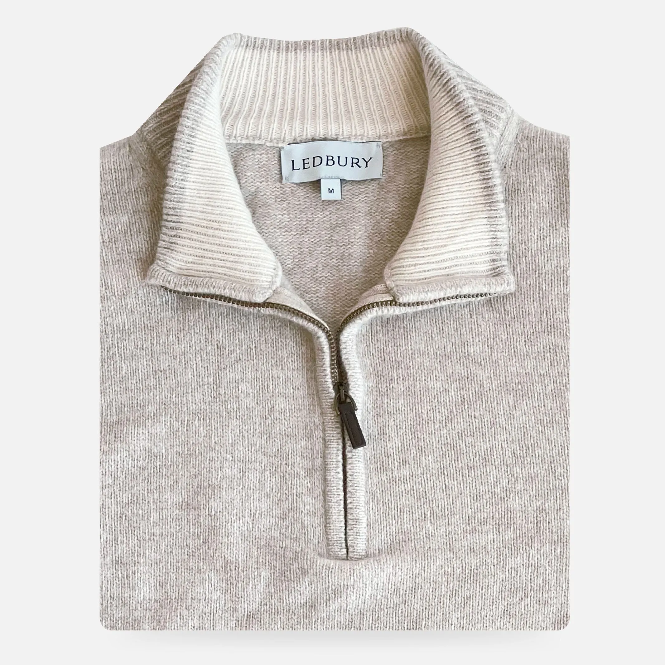 The Oatmeal Heather Ashton Quarter-Zip Sweater