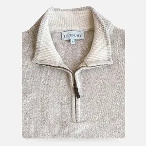The Oatmeal Heather Ashton Quarter-Zip Sweater