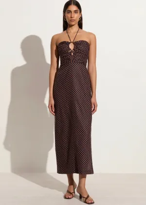 Tortugas Midi Dress (Ludovica Polka Dot)