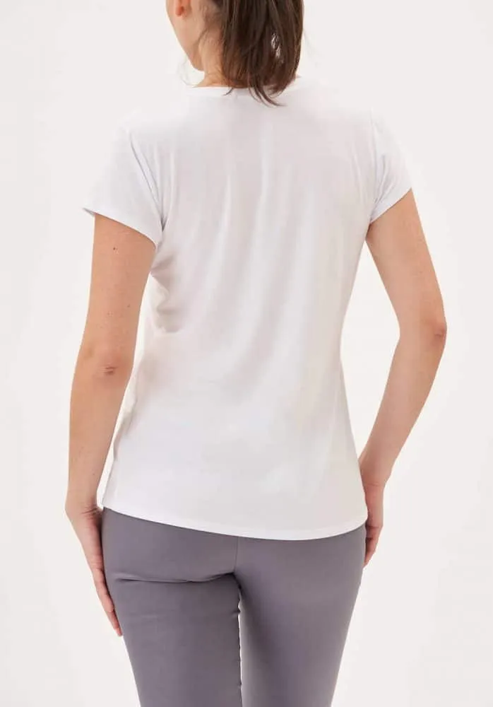 Tyler Madison Marylin Short Sleeve V-Neck T-Shirt