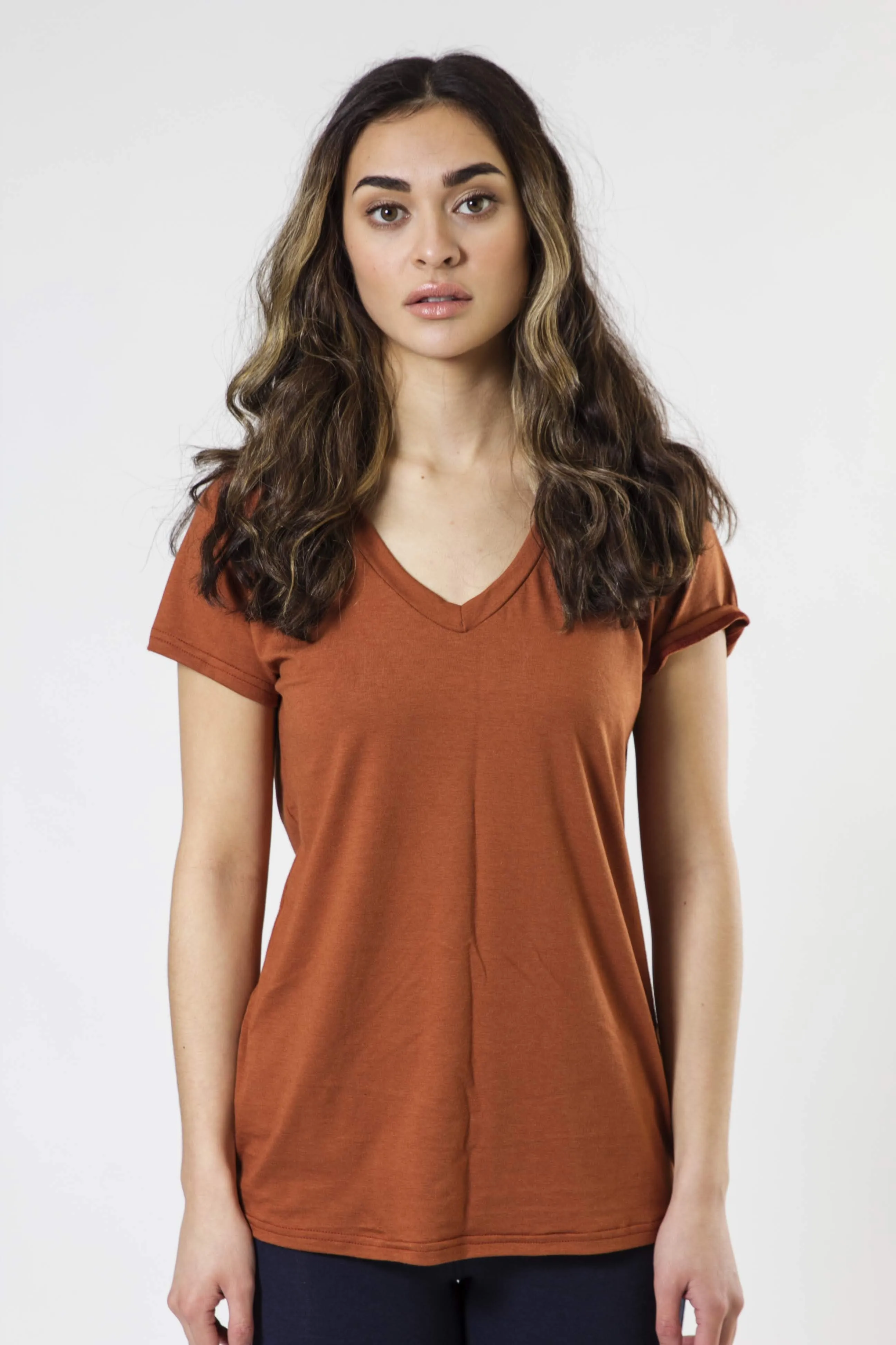 V-Neck Tee - Various Colors
