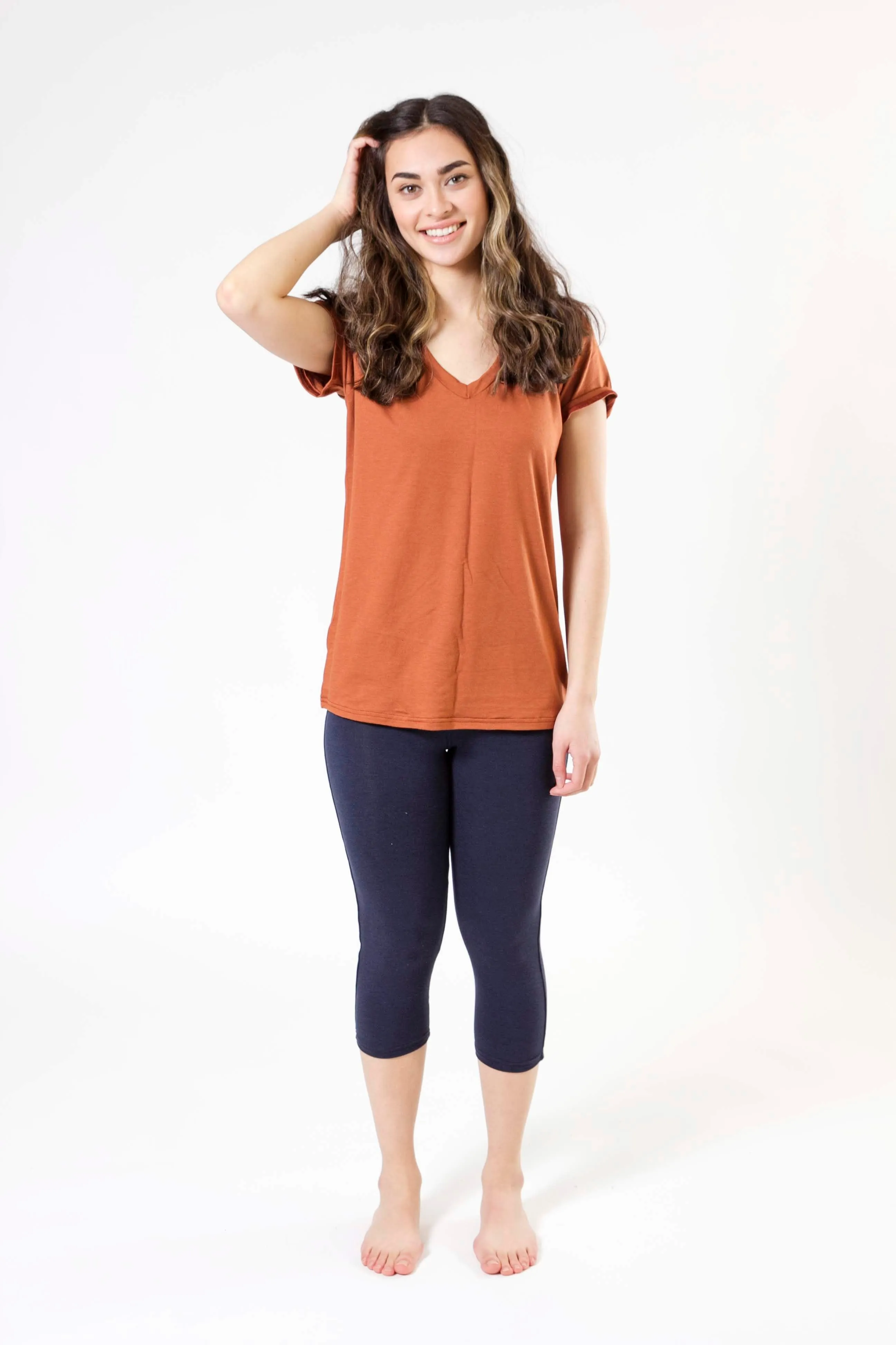 V-Neck Tee - Various Colors