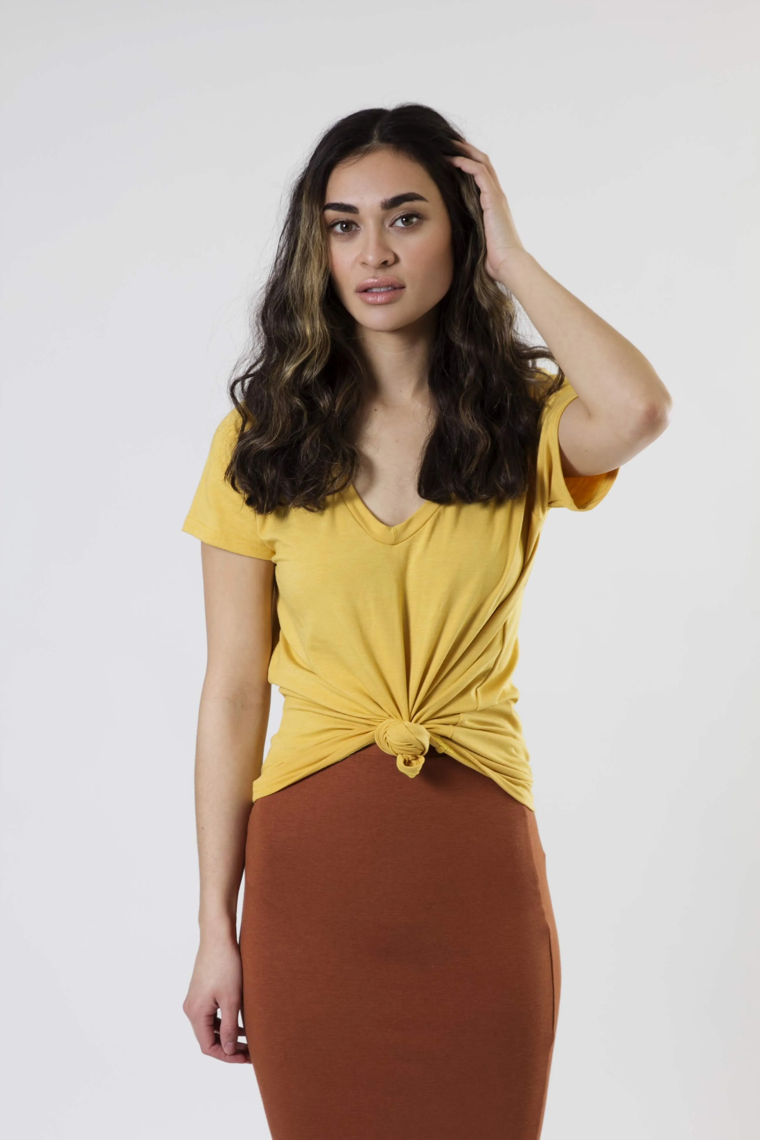 V-Neck Tee - Various Colors