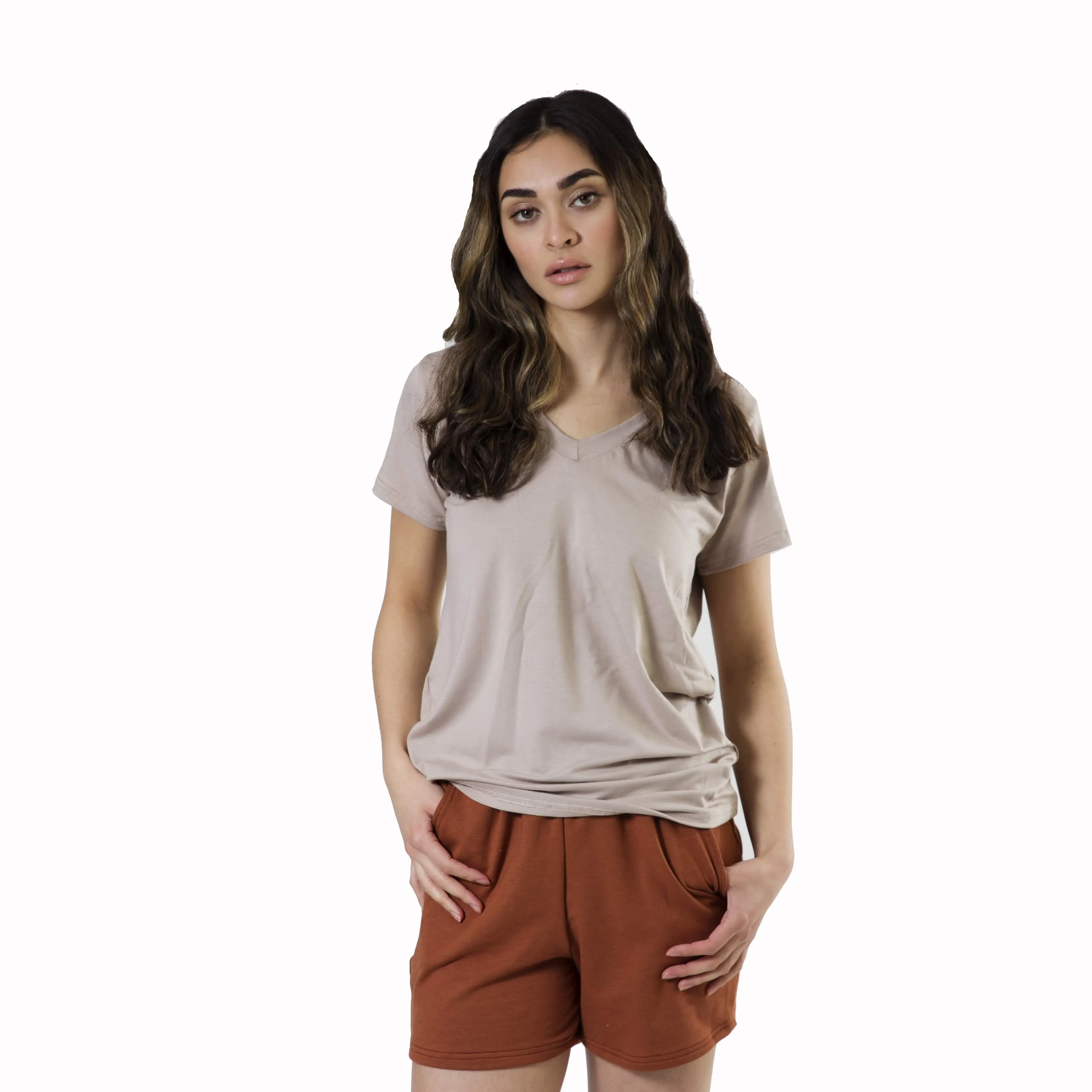 V-Neck Tee - Various Colors