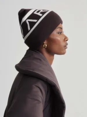 Varley | Belden Beanie {Coffee Bean   Egret}